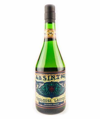 Absinthe Flasche Toulouse Lautrec Christmas Edition